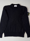 Stone Island Black Wool Knit Sweater – Compass Badge – (XXS)