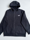Puma Black Fleece Zip Up Hoodie (2XL)