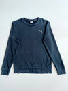 Puma Embroidered Logo Crewneck Sweatshirt – Black (M)