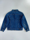 Vintage Levi’s Made in Canada Orange Tab Dark Indigo Wash Vintage Boxy Fit Button-Up Trucker Denim Jacket (M)