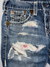 True Religion Super T Heavy Distressed Jeans (W:32) (L:42.5)
