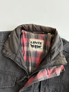 Levi’s Charcoal Grey Field Jacket with Plaid Flannel Lining(L)