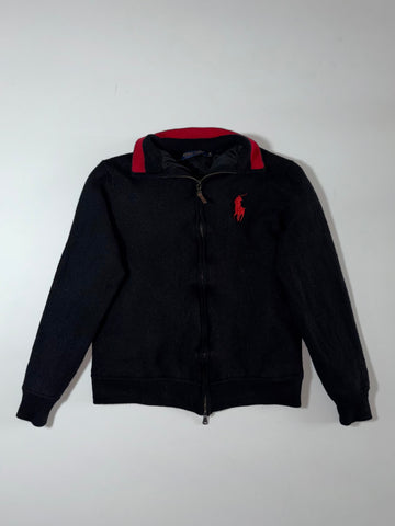 Polo Golf Ralph Lauren Wool Full Zip Track Jacket – Black/Red, (XS)