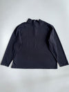 Vintage Polo Sport Ralph Lauren Black Quarter Zip Mock Neck Pullover (XL/2XL)