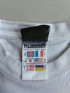 Vintage Hummel White Vestjysk Bank Graphic Tee (L)