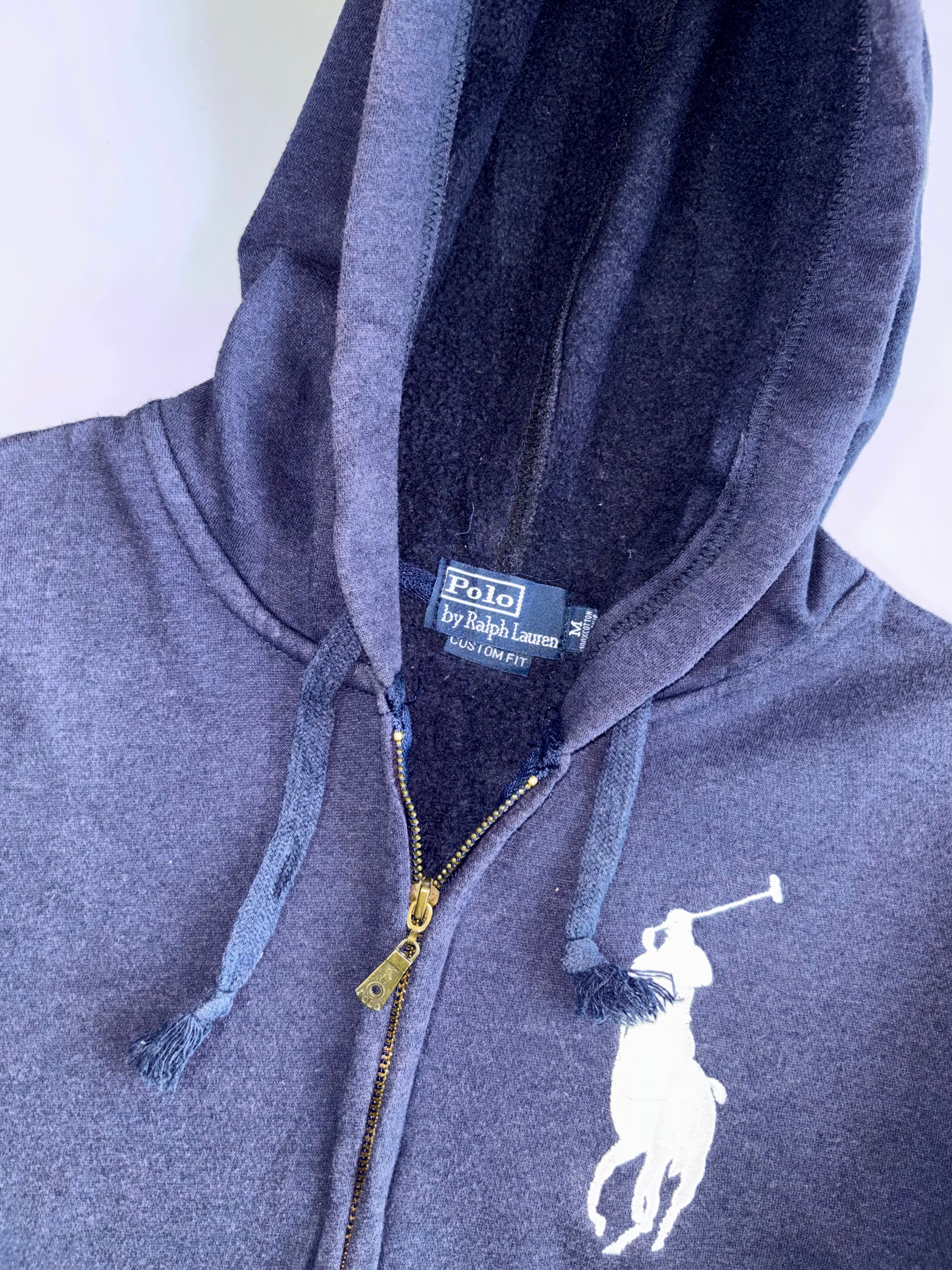 Polo Ralph Lauren Premium Zip-Up Hooded Jacket (M) – Drip Drop Attire