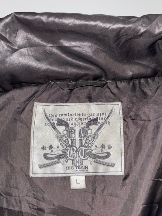 Big Train Rhinestone Crest Puffer Jacket  Women’s (S)