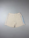 Adidas Originals Trefoil Side Logo Cream Sweat Shorts (W:36) (L:20)