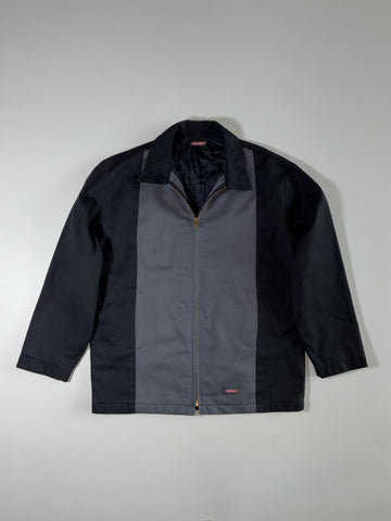Dickies Black & Grey Two-Tone Work Jacket – (XL)