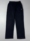 Vintage Nike Black Straight Leg Fleece Sweatpants (W:30) (L:42)