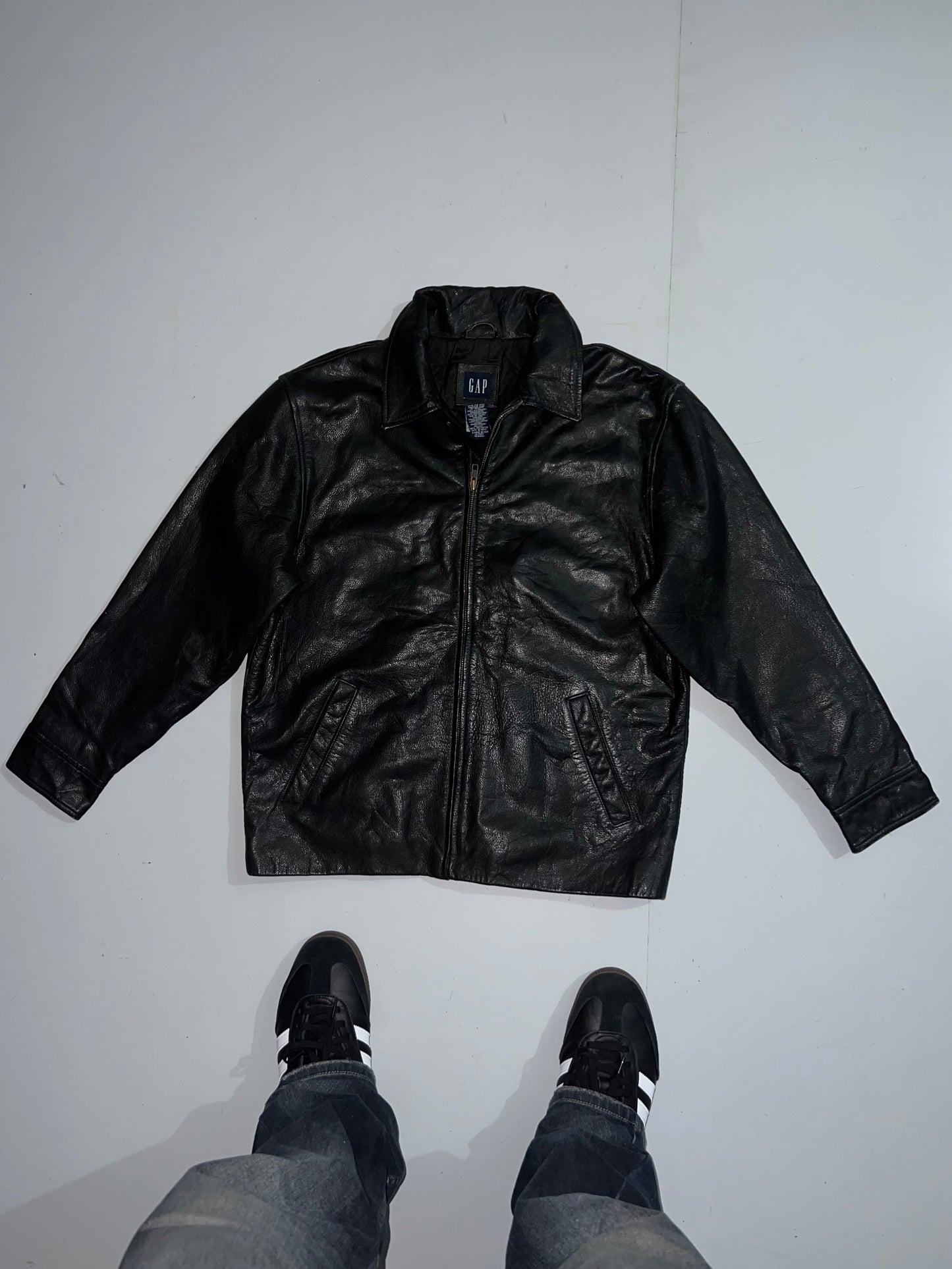 ZGAP Original Leather Jacket (RARE FIND) (S)
