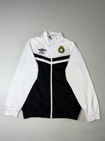 Umbro Football Club Full-Zip Track Jacket – White/Black (XL)