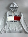 Tommy Hilfiger Denim Flag Logo Hoodie (M)