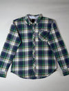Tommy Hilfiger Denim Plaid Flannel Shirt – Green/Navy (L)