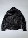 Vivastudio Leather Biker Jacket – Black  (S/M)