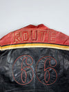 Vintage Motorad International Route 66 California Leather Racing Jacket(M/L)