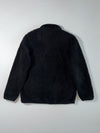 Vintage Reebok Classic Sherpa Fleece Jacket – Black (S)