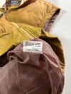 Vintage Weberster Mustard Striped Collar Puffer Vest (XL)