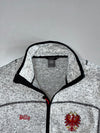 Billy Grey Melange Embroidered Fleece Jacket (XL)