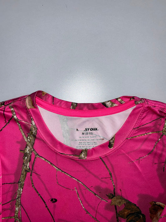 Mossy Oak Pink Camo Long Sleeve Tee (S)