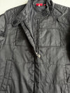 Vintage Puma Quilted Racing Bomber Jacket – Black Y2K (S)