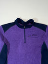Asics | Purple Navy Quarter Zip Fleece Pullover Women’s | (S)