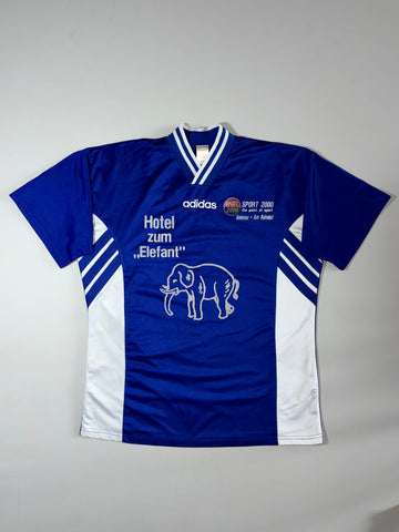 Vintage Adidas Hotel Zum Elefant Sponsor Football Jersey (2XL)
