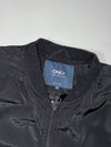 Vintage Only Black Satin Bomber Jacket (S)