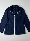 Tommy Hilfiger Navy Quilted Fleece Collar Women’s (M)