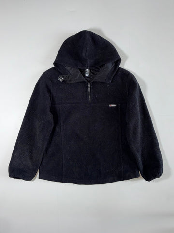 Descente Polartec Sherpa Half-Zip Hoodie – Black (XL)