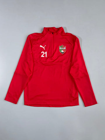 Puma | Sedan Ardennes Quarter-Zip Training Top | Red (M)