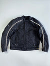Drive SympaTex Cordura Reflective Piping Armored Textile Moto Jacket (Paded) (L)
