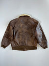 Paris Original Premium Pure Leather Jacket With Fur Coller (XL)