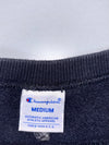 Champion Black Script Logo Crewneck Sweatshirt (S)