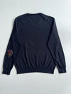 Polo Ralph Lauren Black Merino Wool V-Neck Sweater (L)