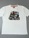 Puma Sportlifestyle White TV Screens Graphic T-Shirt (L)
