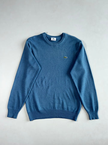 Lacoste Sport Crewneck Knit Sweater – Steel Blue (M)