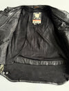Icon “Skull Jacket” Genuine Leather Motorcycle Jacket Back Padded (M)