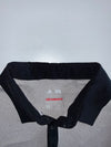 Adidas Climawarm Long Sleeve Rugby Polo in Silver Grey (L)