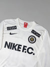 Nike F.C. Vitória Long Sleeve Jersey  White Dri-Fit (M)