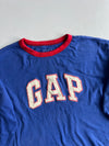 GAP Arch Logo Ringer Long Sleeve Tee (M)