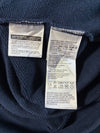 Vintage Levi's Navy Blue Spellout Zip-Up Hoodie (L)