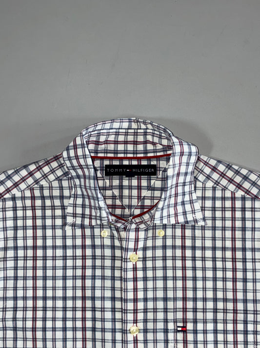 Tommy Hilfiger Checked Short Sleeve Shirt (M)