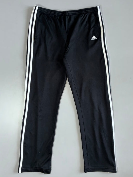 Adidas Black White 3-Stripe Track Pants (W:30|L:39)