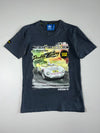 Adidas Originals x Porsche 550 "Double Victory" Graphic Tee – Charcoal (S)