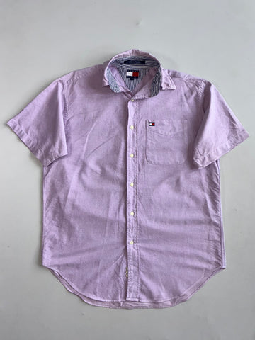 Vintage Tommy Hilfiger Short Sleeve Oxford Shirt (L)