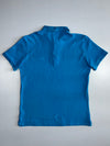 Lacoste Classic Polo Shirt Crocodile Logo 100% Cotton Cobalt Blue (M)