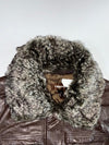 Danier Premium Original Leather Jacket (Detechable Furr Coller ) (S)