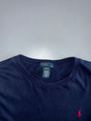 Polo Ralph Lauren Navy Blue Long Sleeve Tee | Red Pony Logo (M)