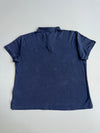 Polo Ralph Lauren Slim Fit Short Sleeve Polo — Blue Pony Embroidery Heather Navy (XL)
